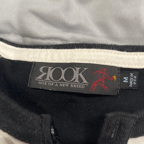 Rook Raglan Henley Tee (M) White - Picture 2 of 7